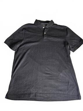 Club Room Men's Black Polo Shirt Medium